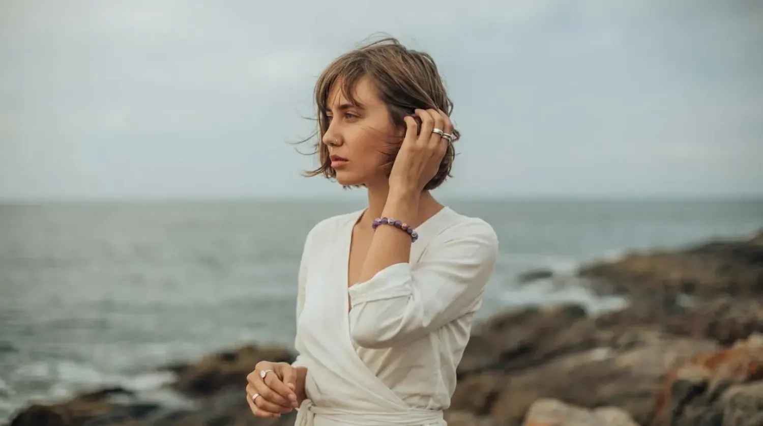 Armband Emilia Sterling Silber mit Ametrin Steinperlen